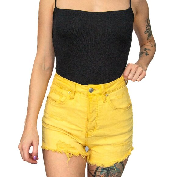 We The Free • US 25 • Mid-Rise Shorts • Soft Yellow - Picture 5 of 13